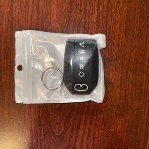 Black Car Key Fob Cover with Infiniti Design